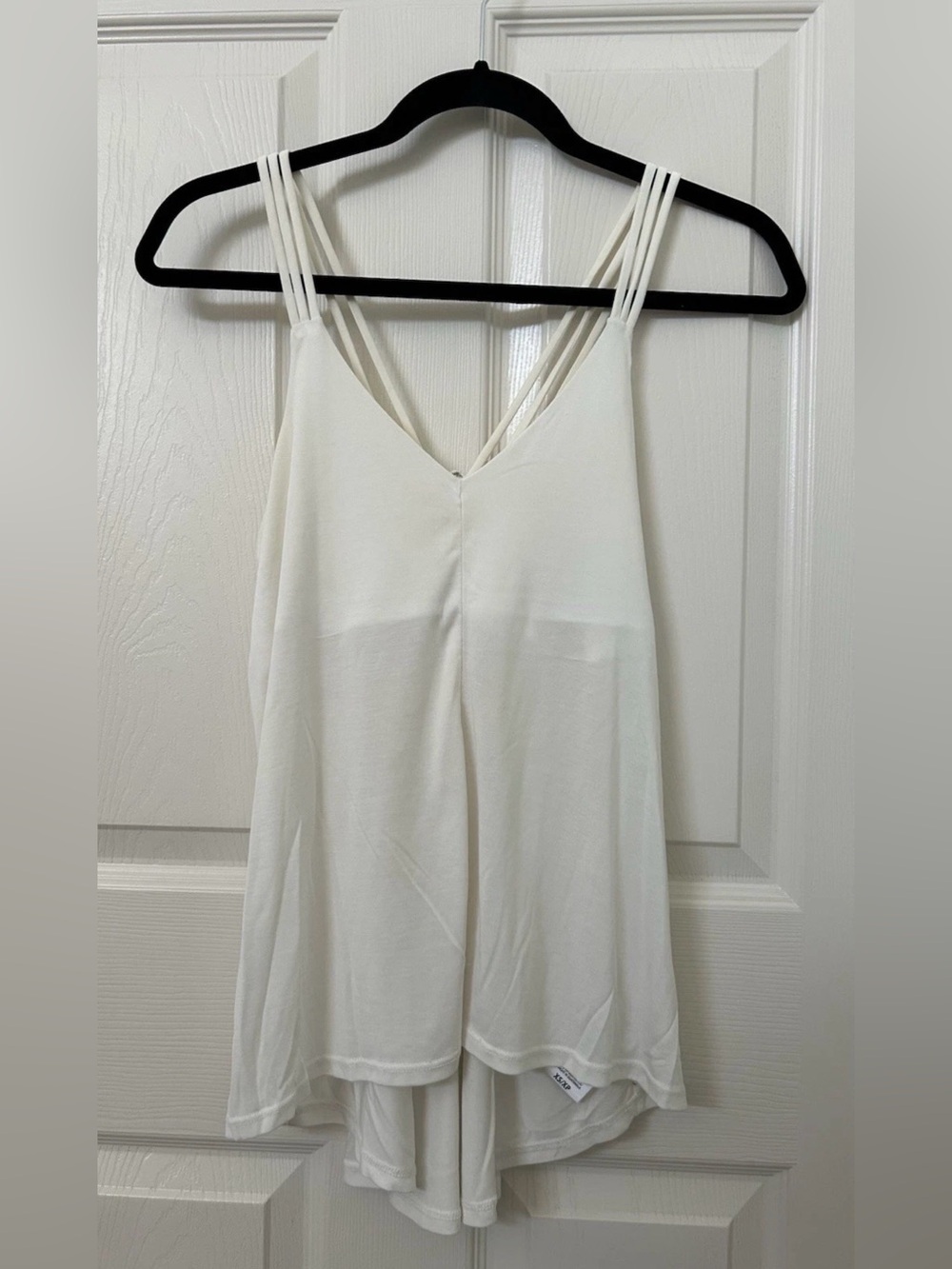 everleigh White Multi-Strap V-Neck Camisole